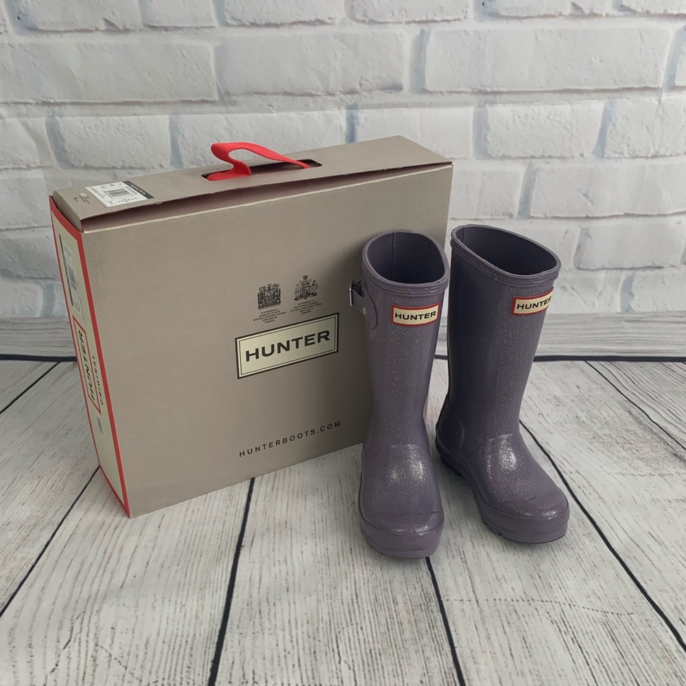 Hunter glitter boots